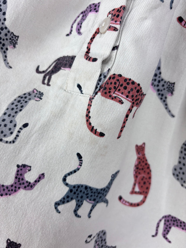 Pigeon Cat Print Dress 6-12 Months-Dresses-Second Snuggle Preloved