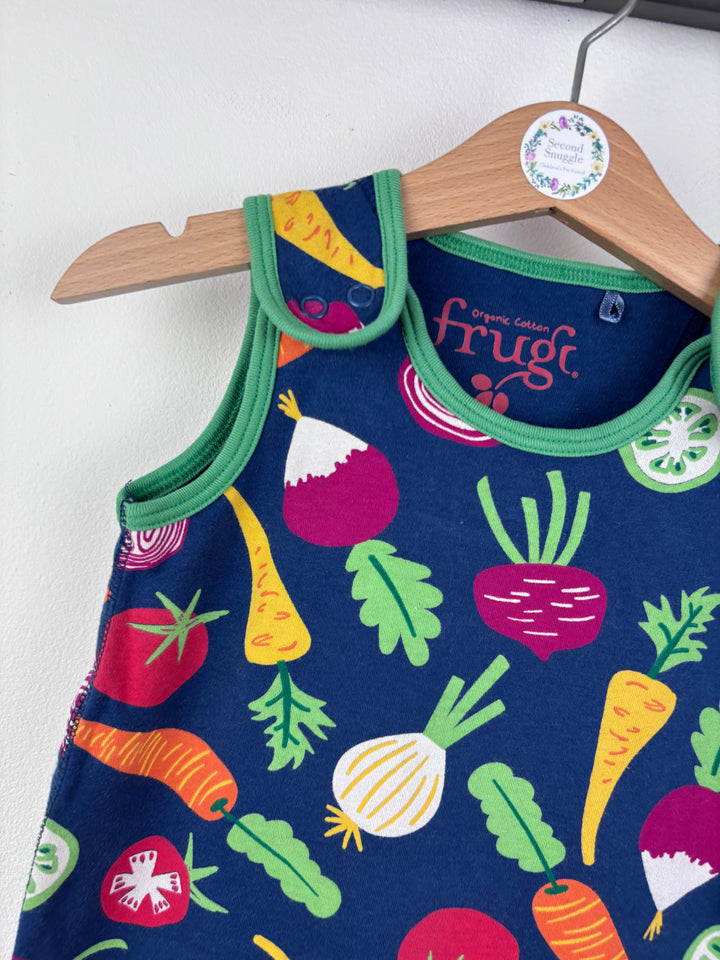 Frugi Veggie Dungarees And Bib 6-12 Months-Dungarees-Second Snuggle Preloved
