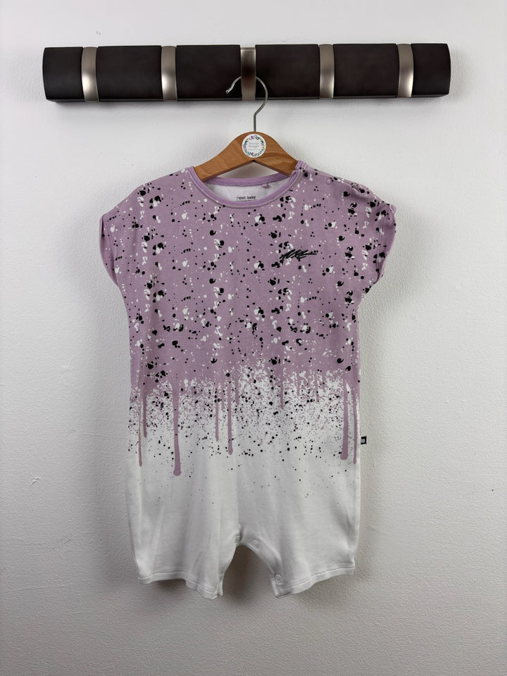 Next Lilac Paint Splatter Romper 2-3 Years