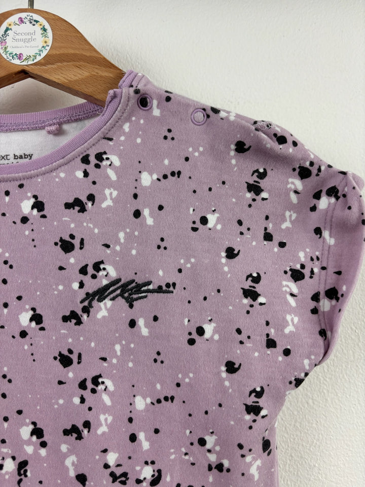 Next Lilac Paint Splatter Romper 2-3 Years