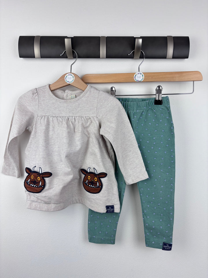 JoJo Maman Bebe Top and Leggings 12-18 Months-Sets-Second Snuggle Preloved