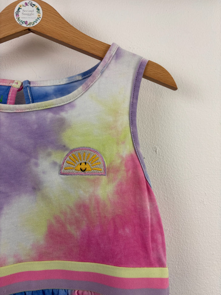 Monsoon Multicolour Tie Dye Tiered Dress 7-8 Years