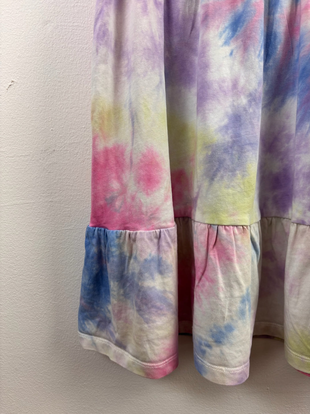 Monsoon Multicolour Tie Dye Tiered Dress 7-8 Years