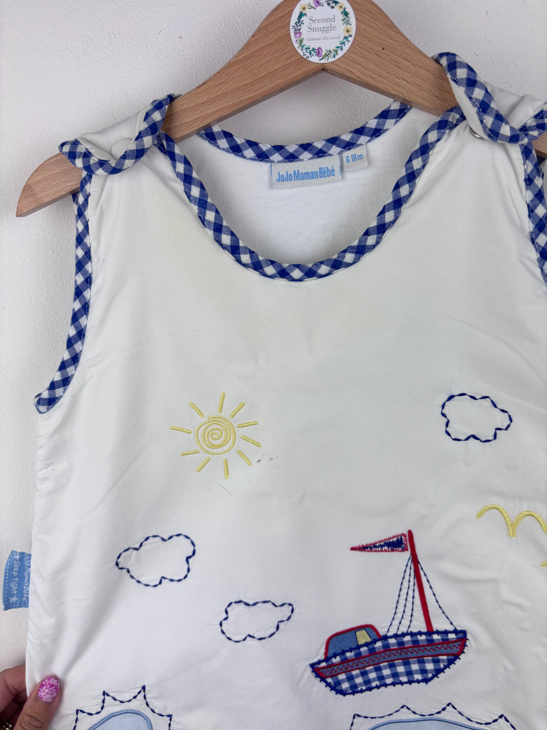 JoJo Maman Bébé Sleeping Bag 6-18 Months 1.5 Tog - PLAY-Sleeping Bags-Second Snuggle Preloved