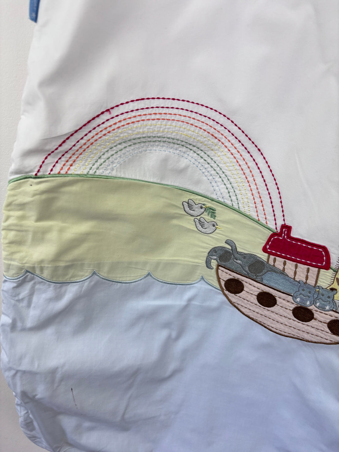 JoJo Maman Bébé Sleeping Bag Noah’s Ark 6-18 Months 1.5 Tog-Sleeping Bags-Second Snuggle Preloved