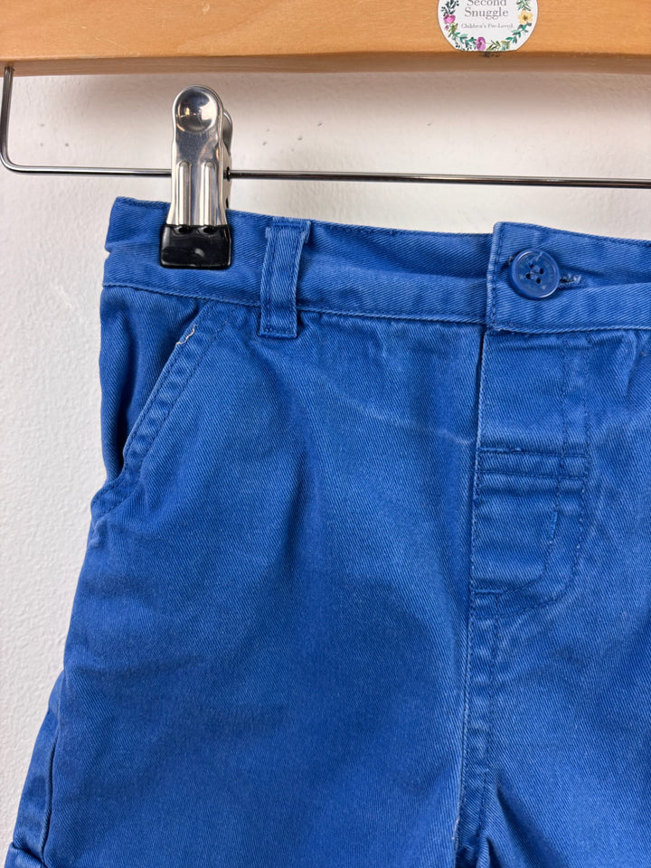 JoJo Maman Bébé Bright Blue Chino Shorts 2-3 Years