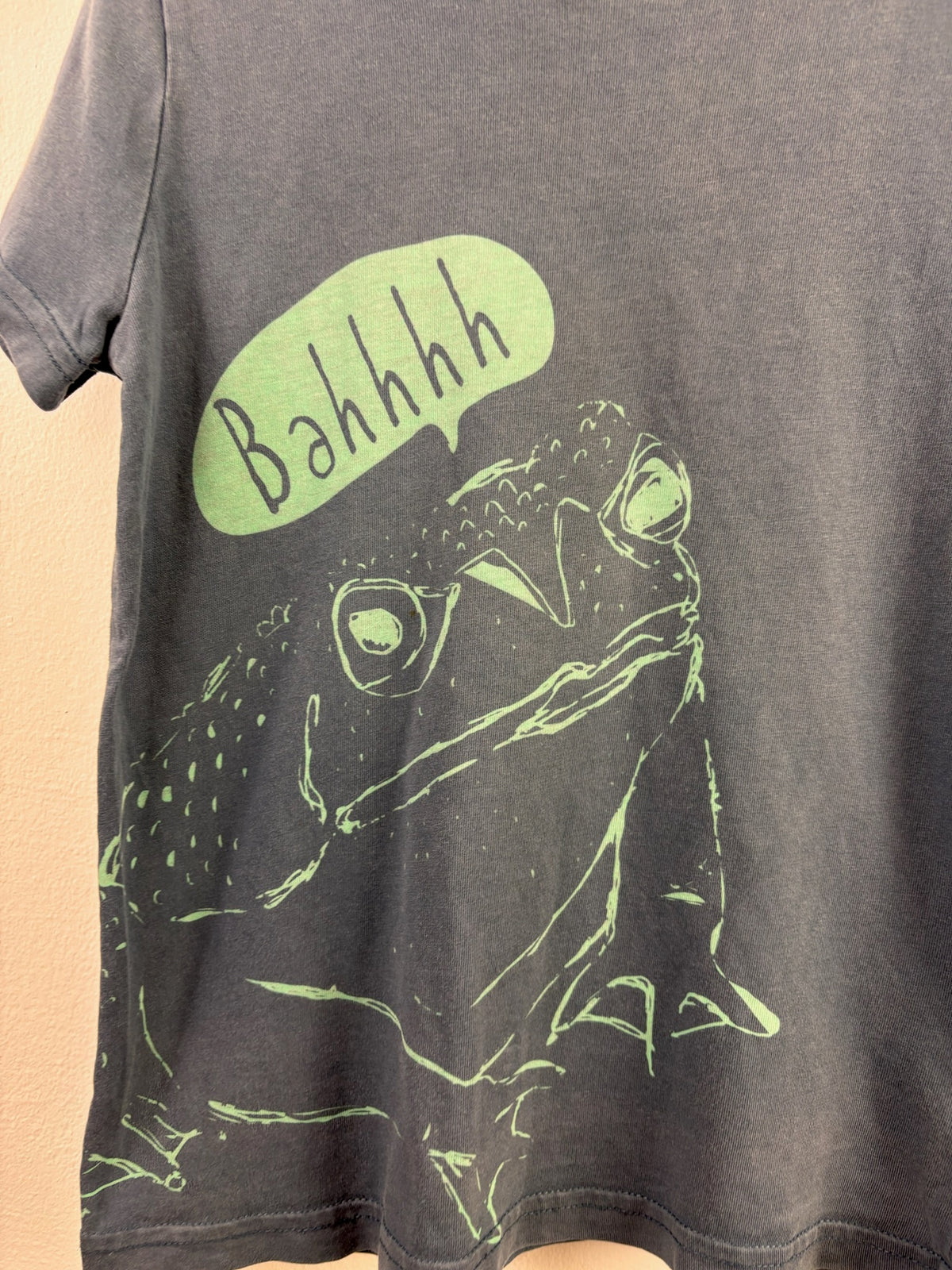 Boden Navy Frog Graphic T-Shirt 5-6 Years-Tops-Second Snuggle Preloved