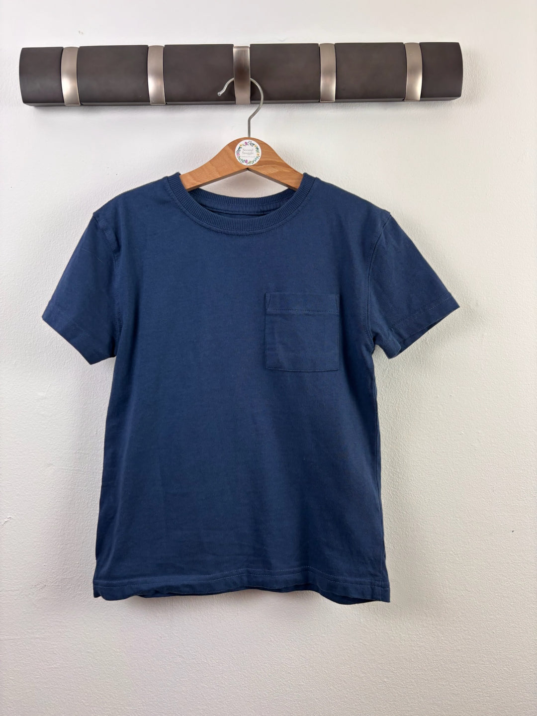 John Lewis Navy Pocket T-Shirt 6 Years