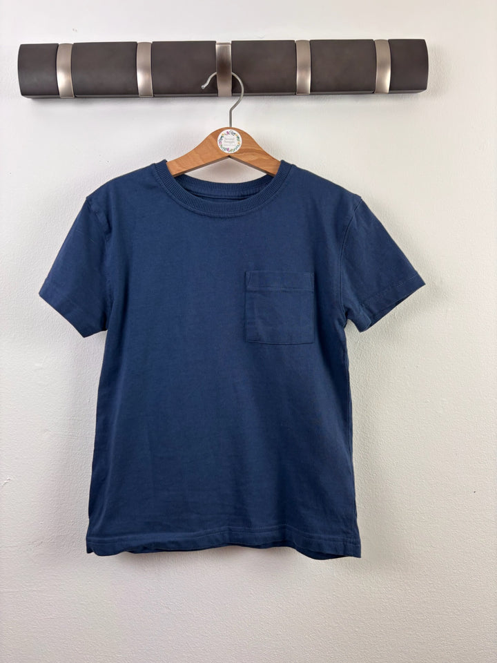 John Lewis Navy Pocket T-Shirt 6 Years