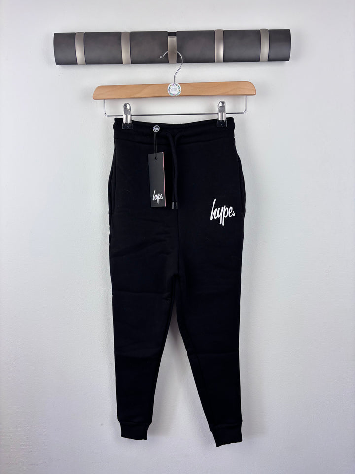 Hype Black Joggers 5-6 Years-Trousers-Second Snuggle Preloved