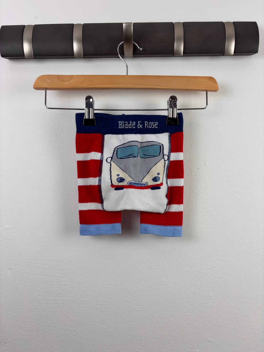 Blade & Rose Red Striped Knitted Shorts 1-2 Years