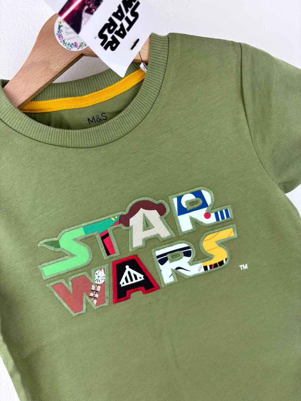 M&S Star Wars T Shirt 3-4 Years-Tops-Second Snuggle Preloved