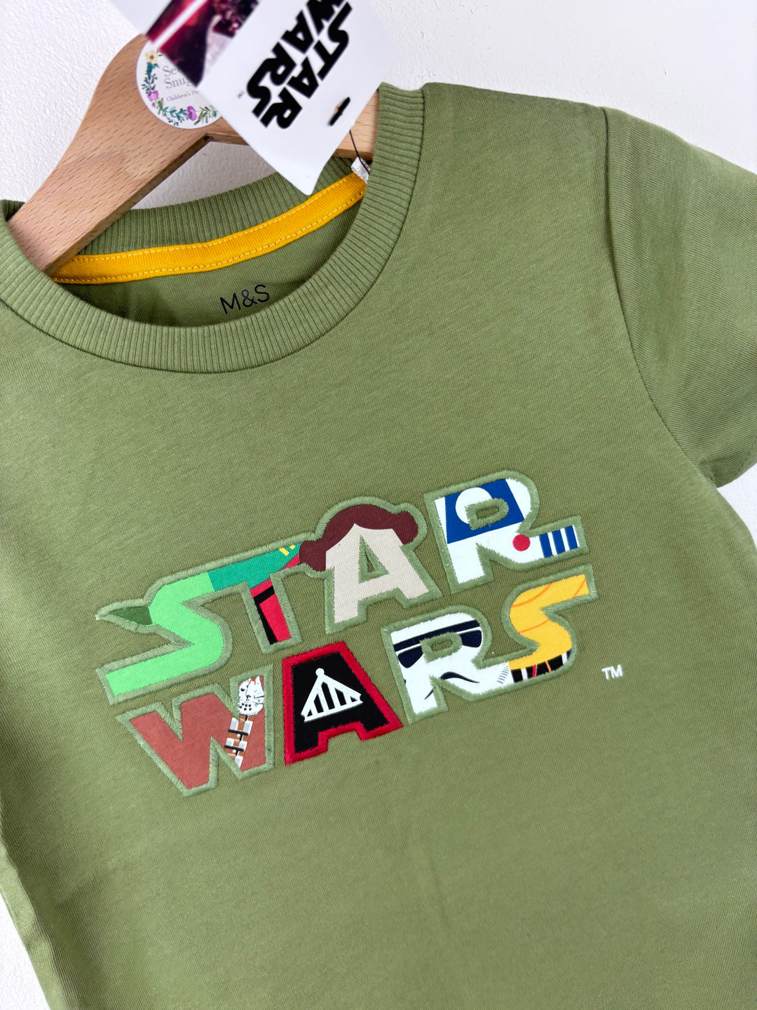M&S Star Wars T Shirt 3-4 Years-Tops-Second Snuggle Preloved