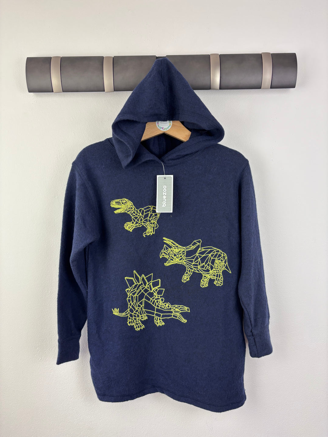 Blue Zoo Dinosaur Hoodie 5-6 Years-Tops-Second Snuggle Preloved