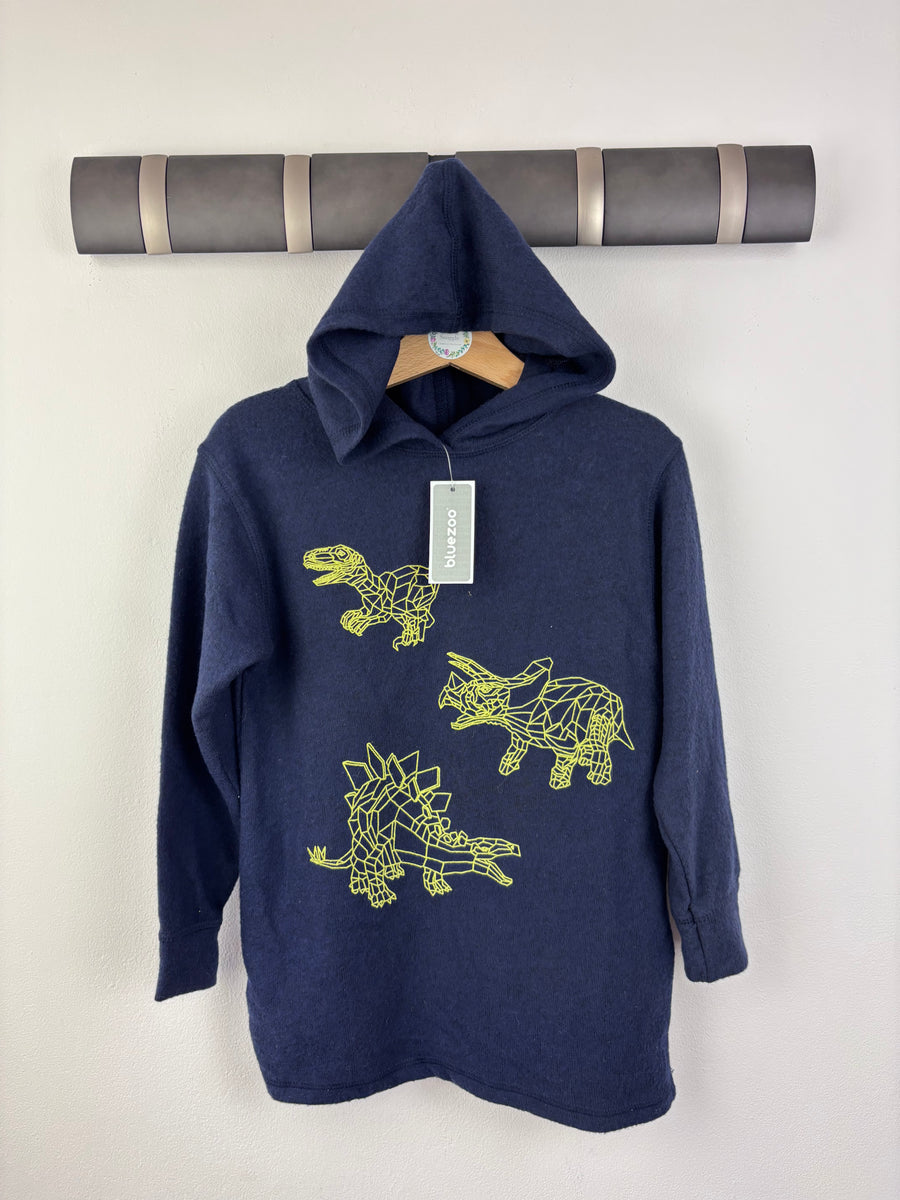 Blue Zoo Dinosaur Hoodie 5-6 Years-Tops-Second Snuggle Preloved