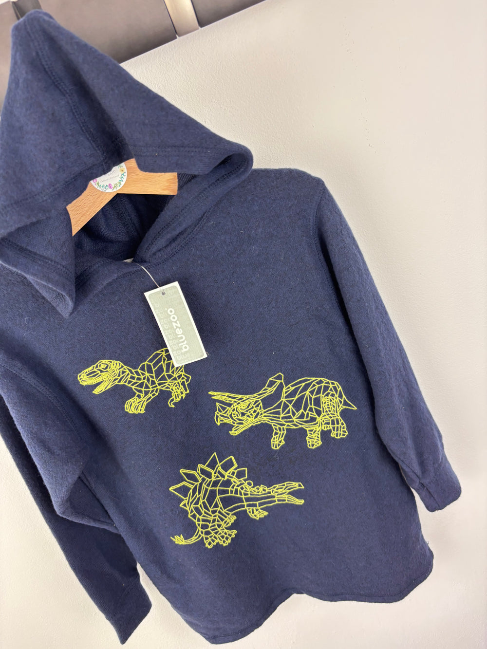 Blue Zoo Dinosaur Hoodie 5-6 Years-Tops-Second Snuggle Preloved