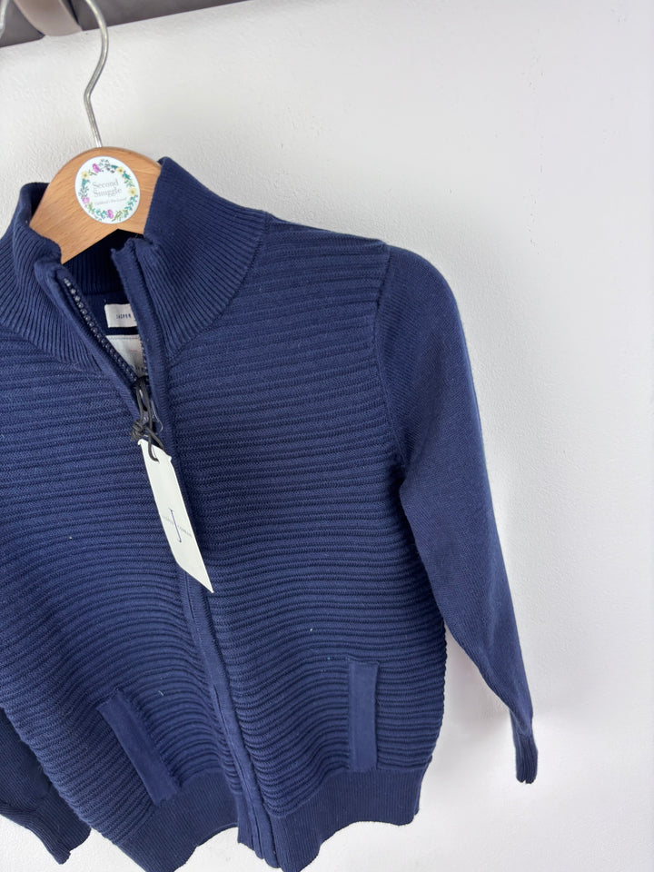 Jasper Conran Zip Cardigan 4-5 Years-Cardigans-Second Snuggle Preloved