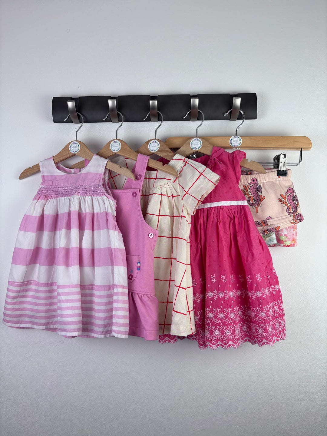 Mini Rodini M&S Hatley Next Pink Dress & Shorts Bundle 9-12 Months-Bundle-Second Snuggle Preloved