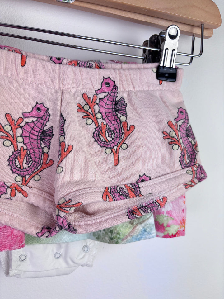 Mini Rodini M&S Hatley Next Pink Dress & Shorts Bundle 9-12 Months-Bundle-Second Snuggle Preloved
