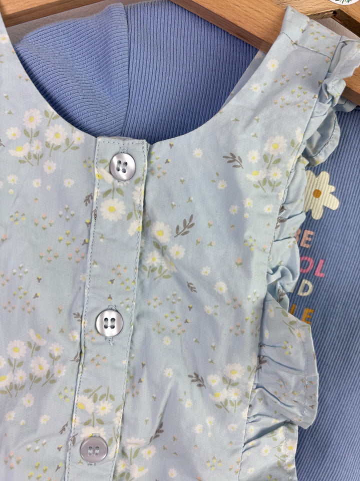 Mothercare George Blue Floral Outfit Bundle 9-12 Months-Bundle-Second Snuggle Preloved