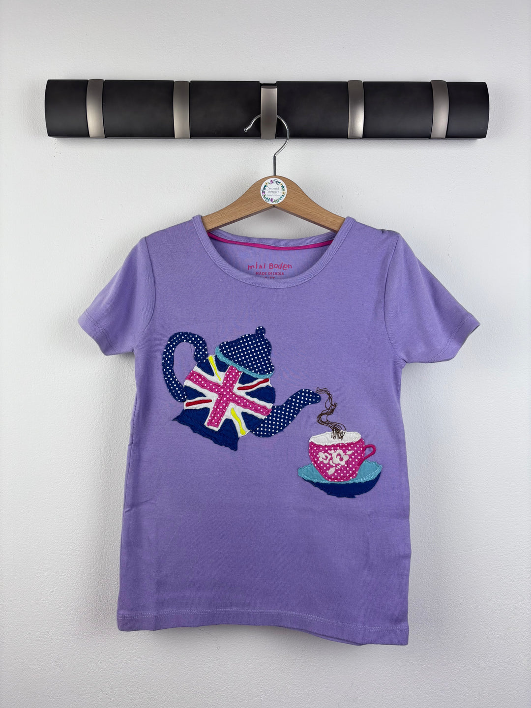 Mini Boden Applique T Shirt 6-7 Years-Tops-Second Snuggle Preloved