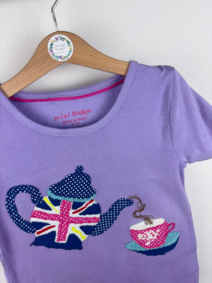 Mini Boden Applique T Shirt 6-7 Years-Tops-Second Snuggle Preloved