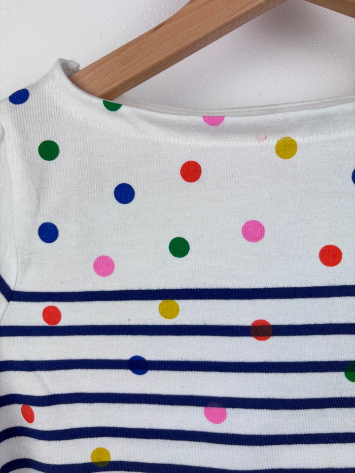 Boden Stripe Long Sleeve Top 9-10 Years-Tops-Second Snuggle Preloved