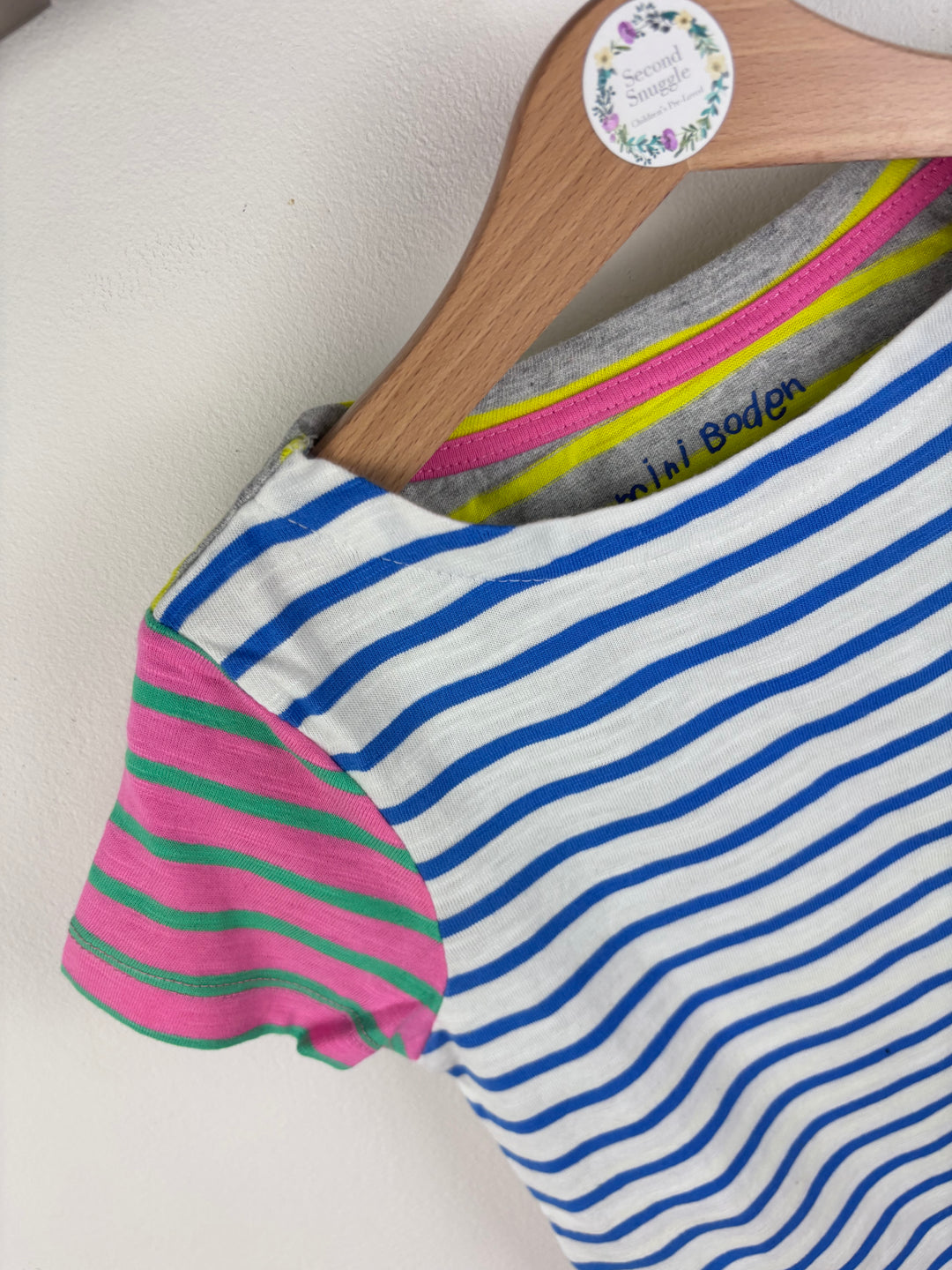 Mini Boden Stripe T Shirt 9-10 Years-Tops-Second Snuggle Preloved