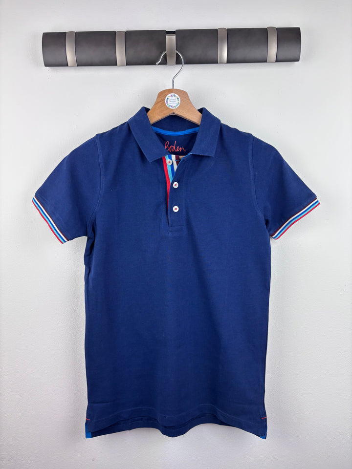 Boden Navy Polo Shirt 11-12 Years-Tops-Second Snuggle Preloved