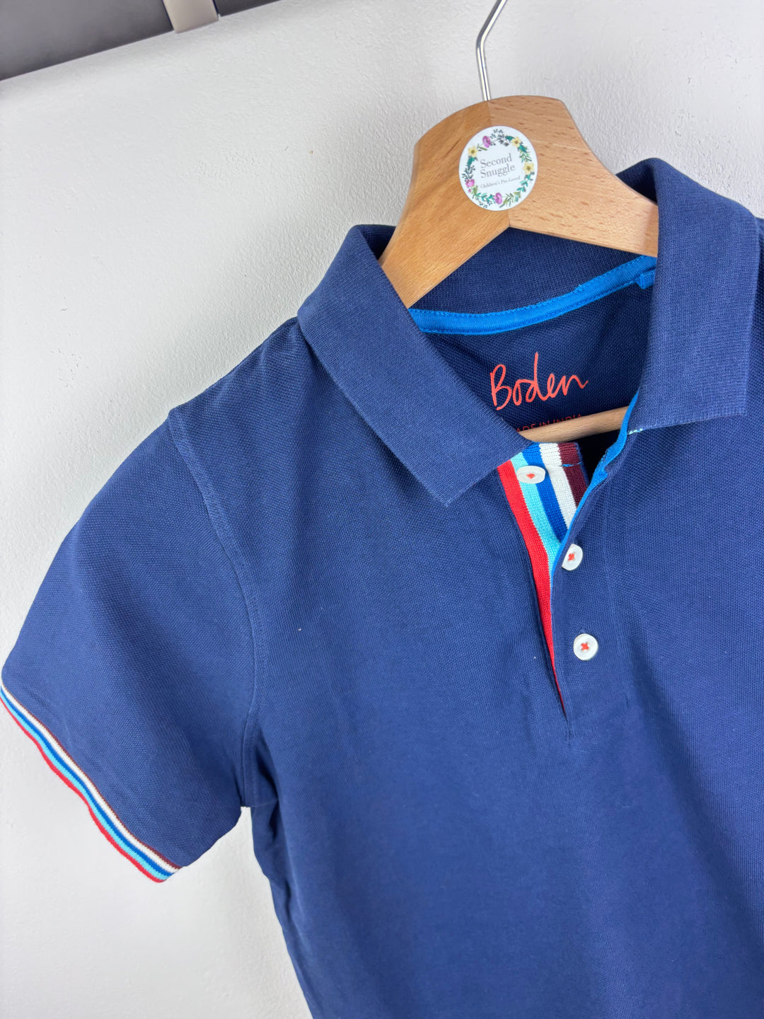 Boden Navy Polo Shirt 11-12 Years-Tops-Second Snuggle Preloved