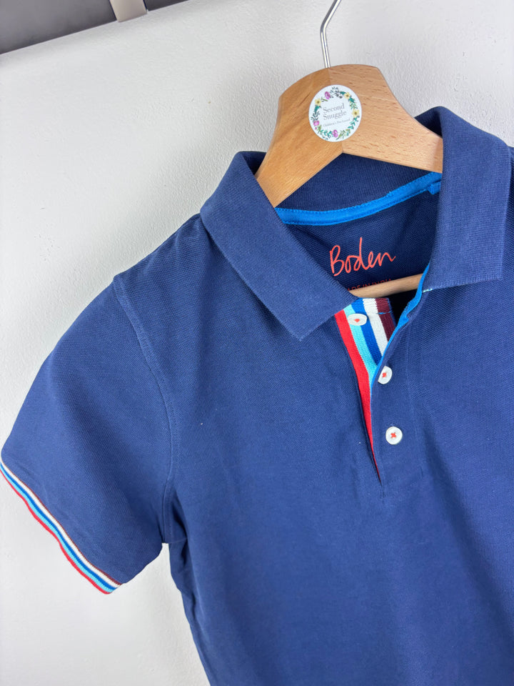 Boden Navy Polo Shirt 11-12 Years-Tops-Second Snuggle Preloved