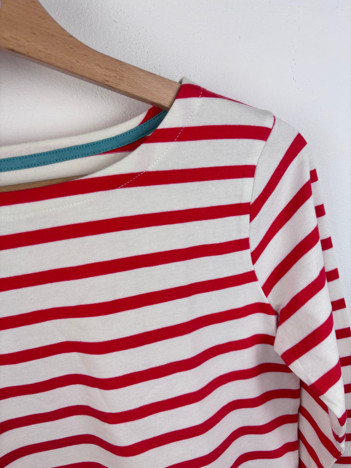 Boden Red Striped Top 11-12 Years-Tops-Second Snuggle Preloved