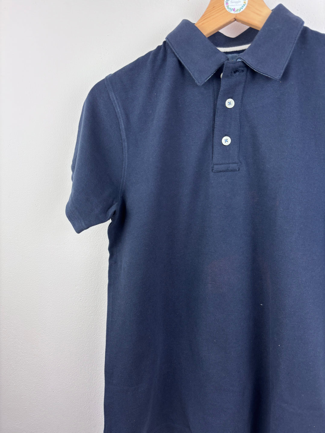Boden Navy Polo Shirt 11-12 Years-Tops-Second Snuggle Preloved