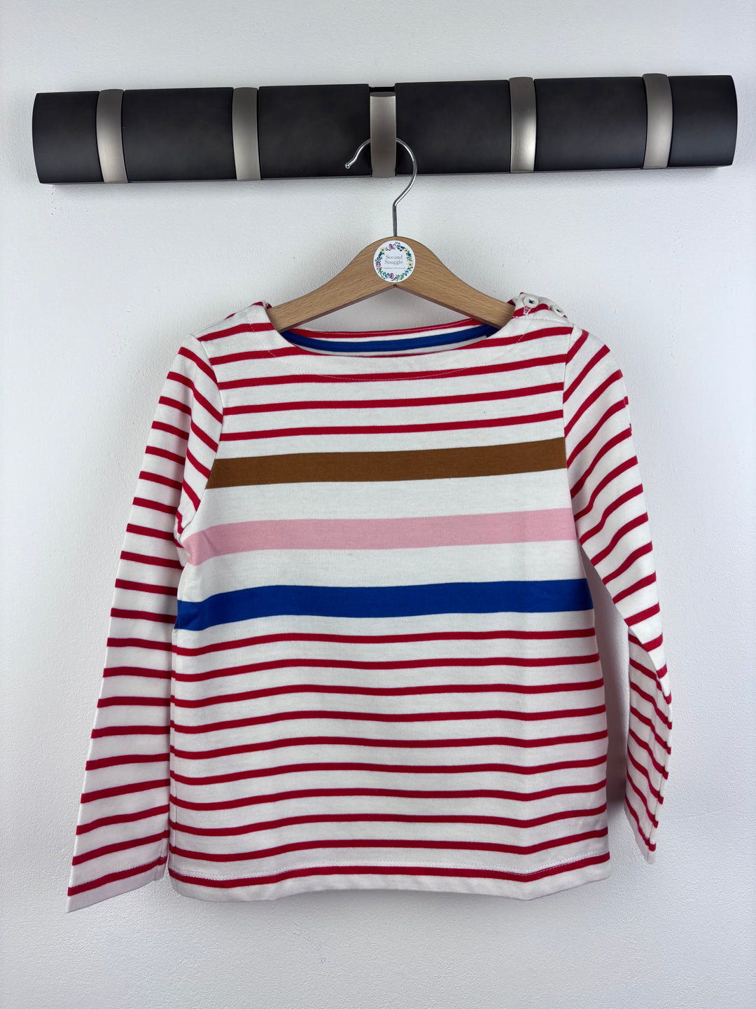Boden Stripe Long Sleeve Top 3-4 Years-Tops-Second Snuggle Preloved