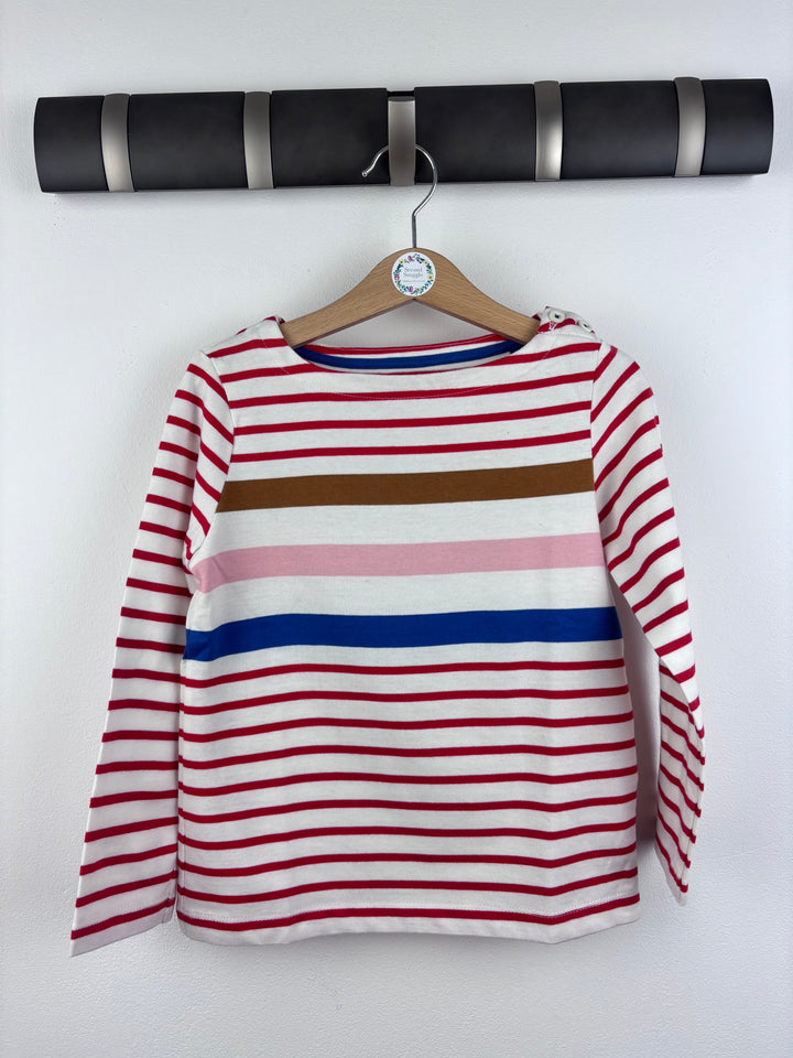 Boden Stripe Long Sleeve Top 3-4 Years-Tops-Second Snuggle Preloved