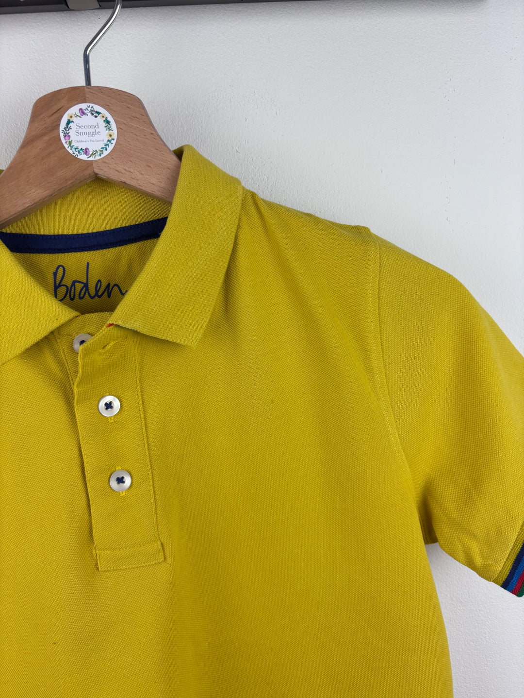 Boden Yellow Polo Shirt 11-12 Years-Tops-Second Snuggle Preloved