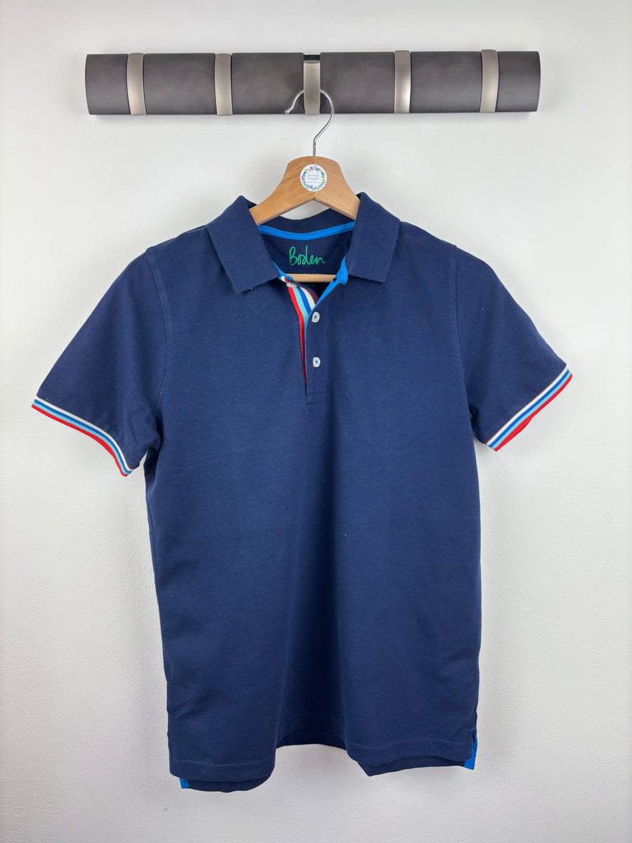 Boden Navy Polo Shirt 13-14 Years-Tops-Second Snuggle Preloved