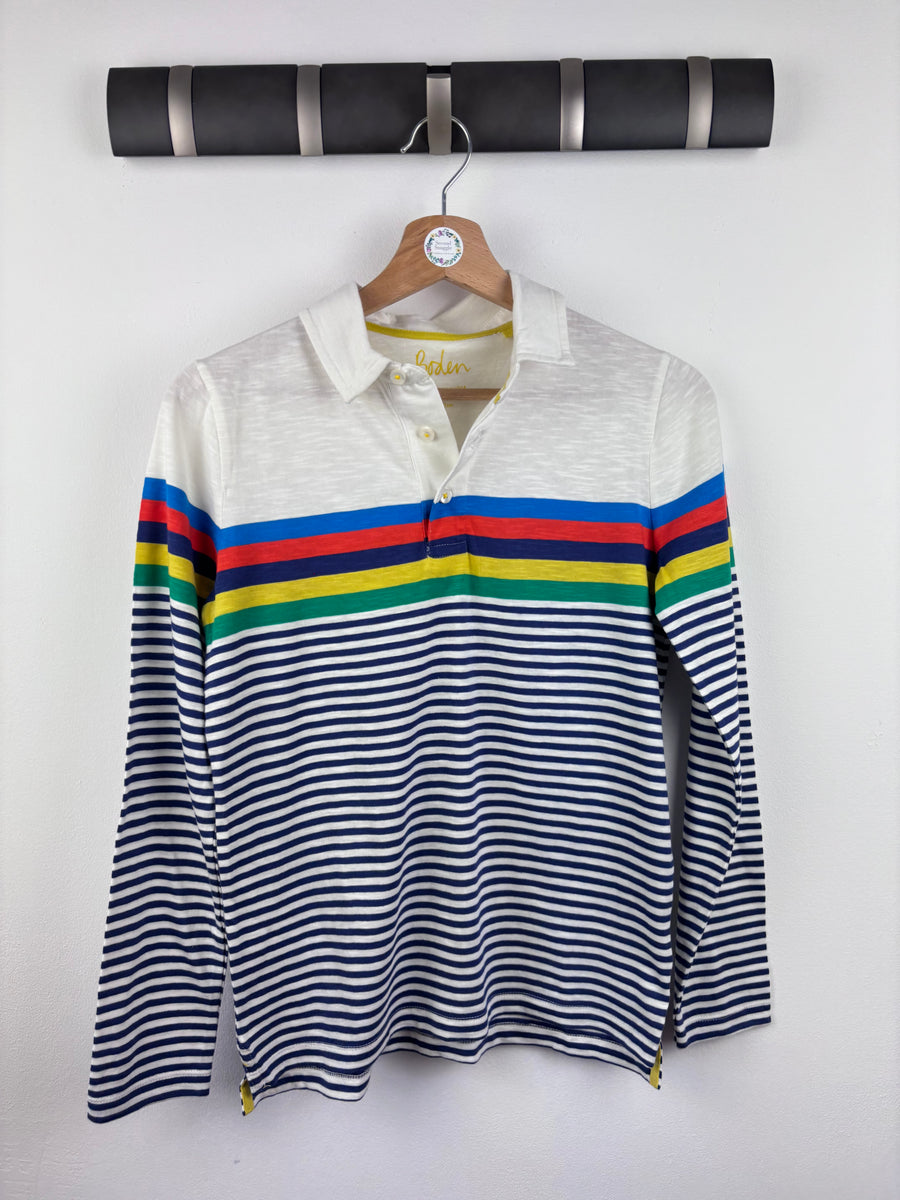 Boden Stripe Rugby Top 11-12 Years-Tops-Second Snuggle Preloved