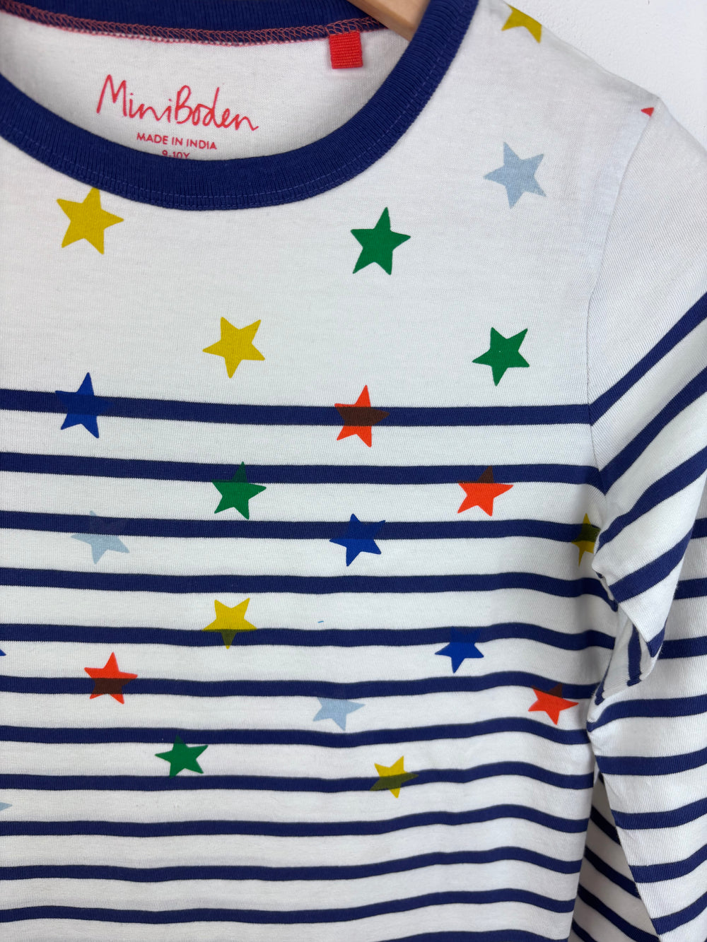 Mini Boden Star Stripe Long Sleeve Top 9-10 Years-Tops-Second Snuggle Preloved