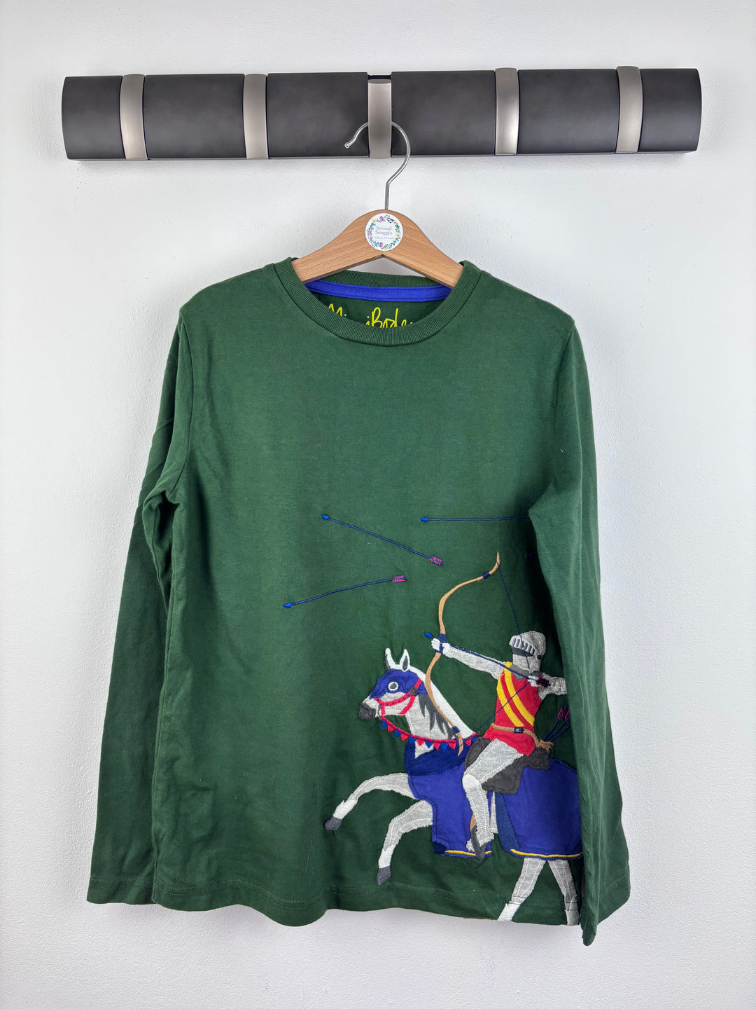 Mini Boden Knight and Horse Appliqué Top 9-10 Years-Tops-Second Snuggle Preloved