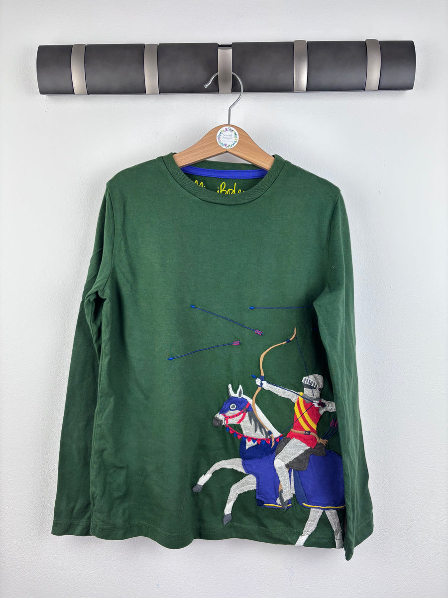 Mini Boden Knight and Horse Appliqué Top 9-10 Years-Tops-Second Snuggle Preloved