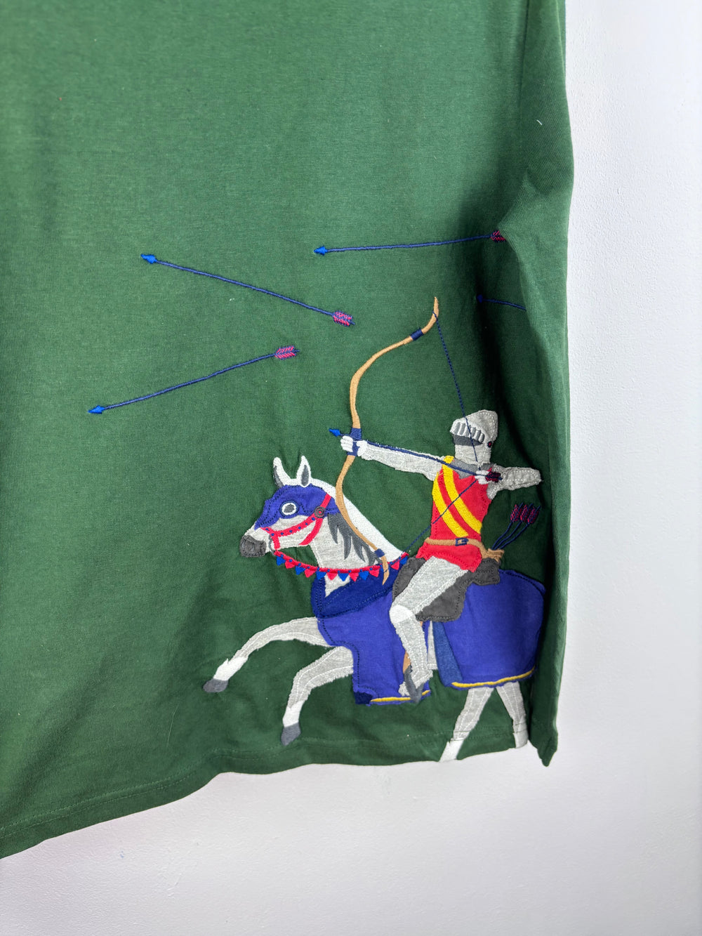 Mini Boden Knight and Horse Appliqué Top 9-10 Years-Tops-Second Snuggle Preloved