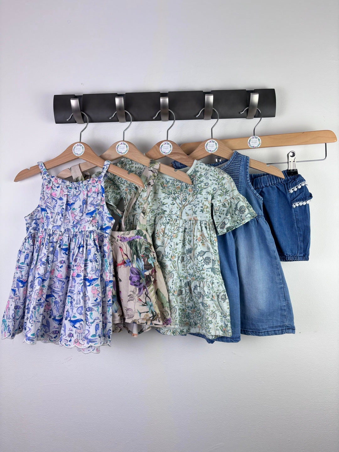 Next Jasper Conran Blue Floral Outfit Bundle 6-9 Months-Bundle-Second Snuggle Preloved