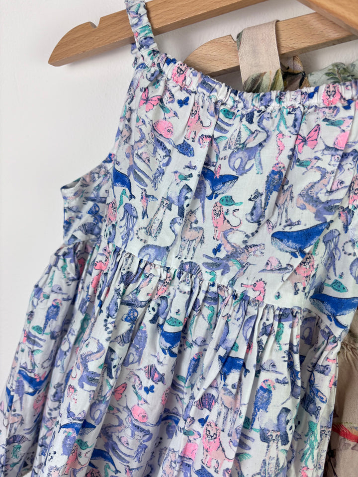 Next Jasper Conran Blue Floral Outfit Bundle 6-9 Months-Bundle-Second Snuggle Preloved