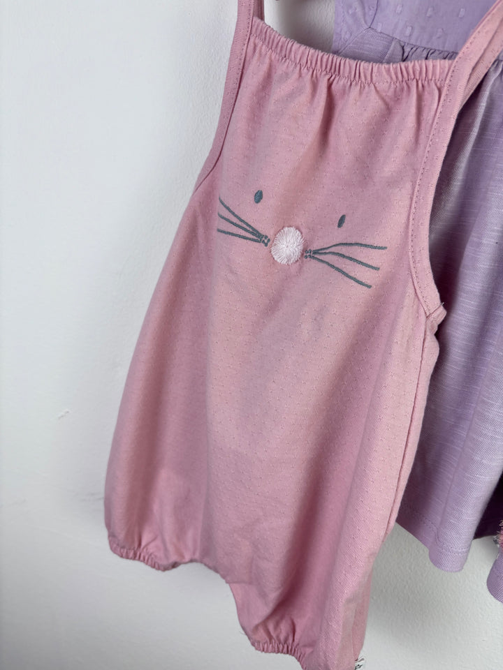 Next Gap Pink Purple Outfit Bundle 6-9 Months-Bundle-Second Snuggle Preloved