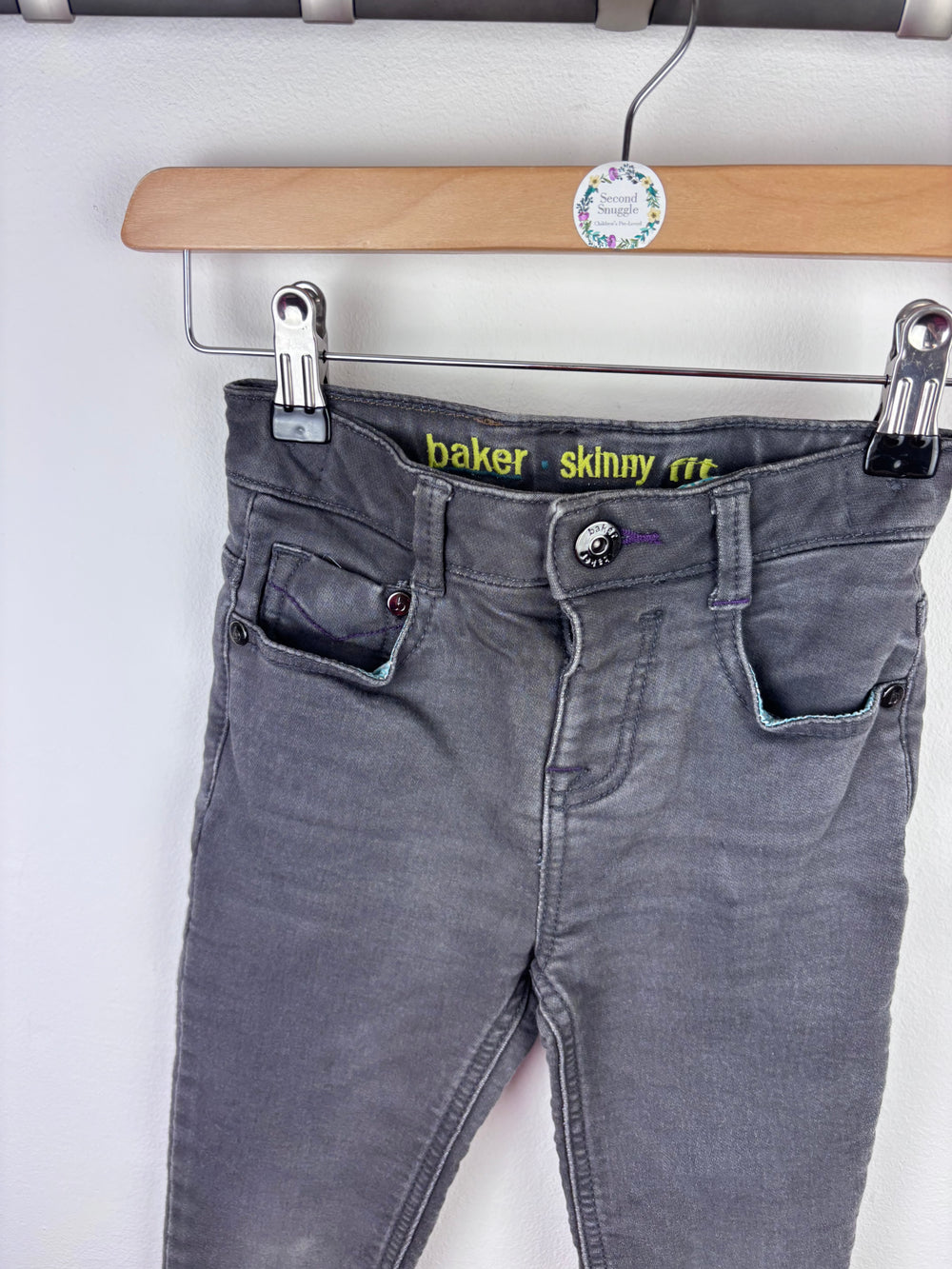 Baker Grey Skinny Fit Jeans 5 Years-Trousers-Second Snuggle Preloved