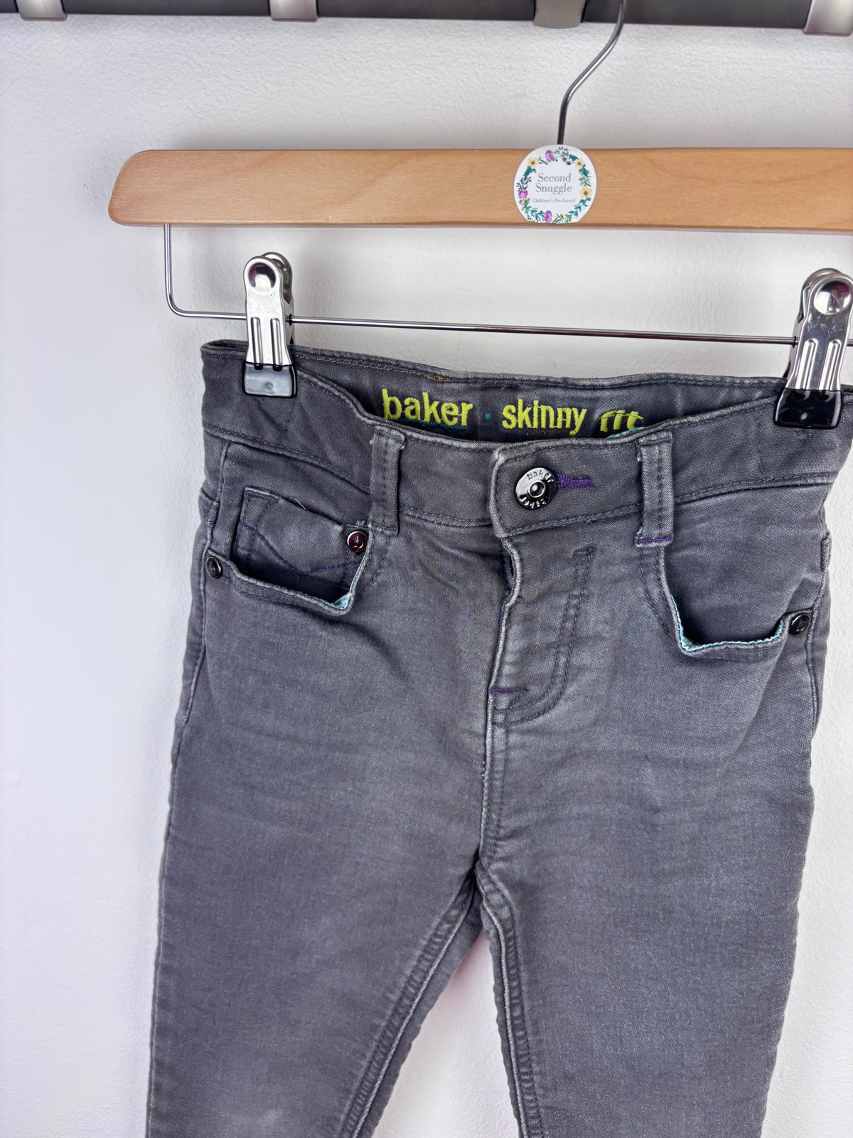 Baker Grey Skinny Fit Jeans 5 Years-Trousers-Second Snuggle Preloved
