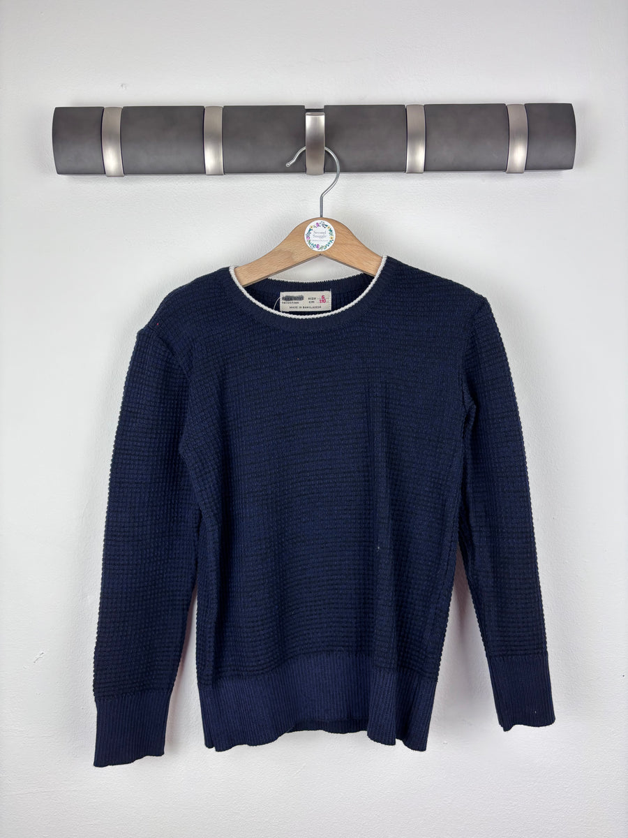Zara Navy Knit Jumper 6 Years-Jumpers-Second Snuggle Preloved