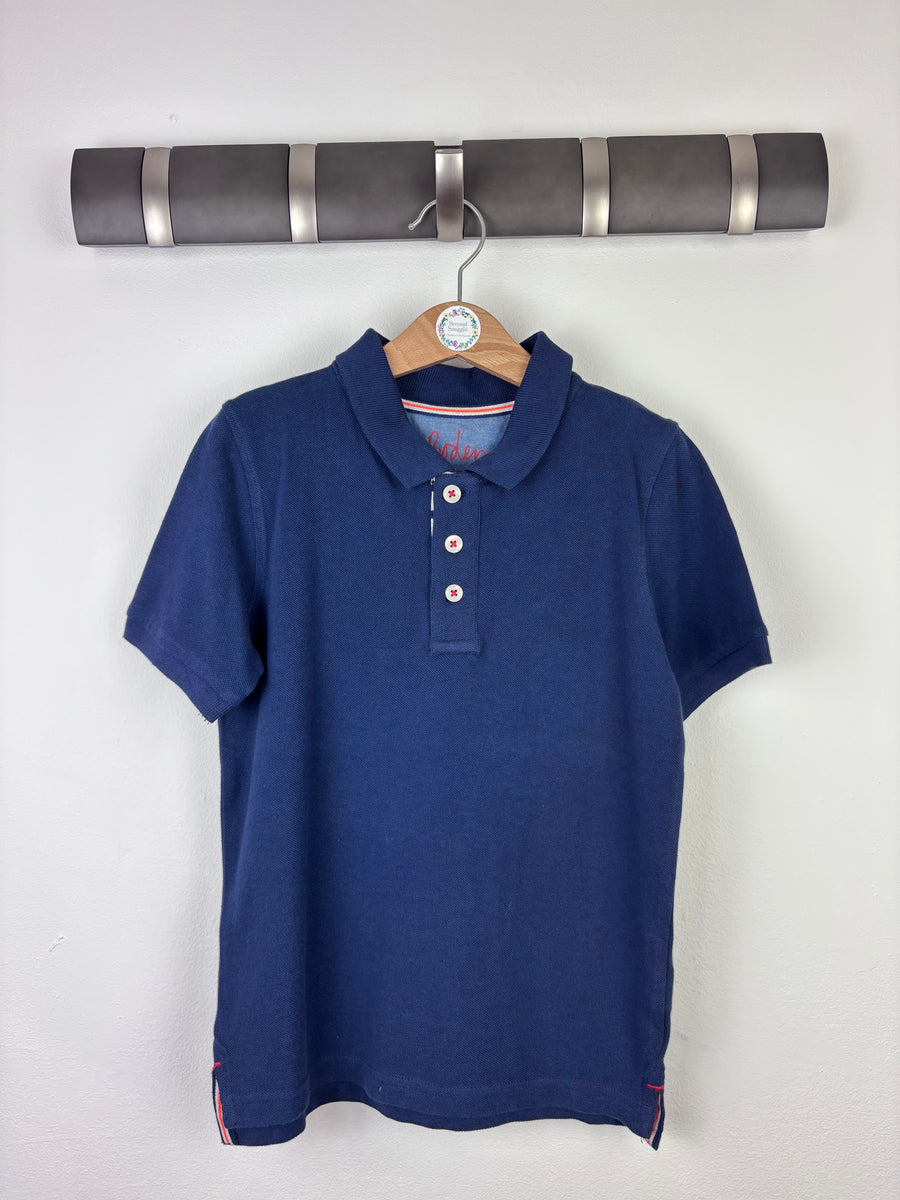 Boden Navy Polo Shirt 6-7 Years-Tops-Second Snuggle Preloved