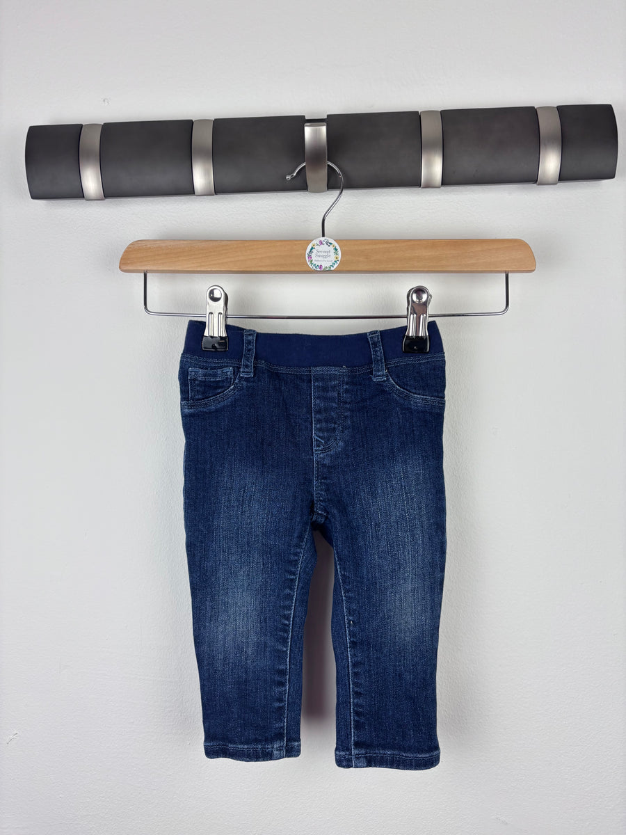 Gap Dark Blue Jeggings 6-12 Months-Trousers-Second Snuggle Preloved